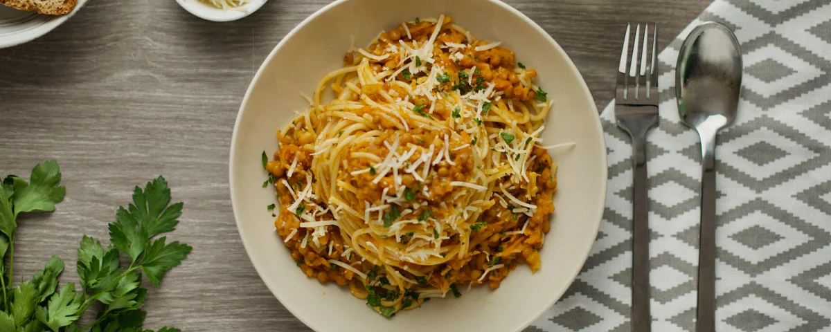 Recipe kit Spaghetti with lentil bolognese
